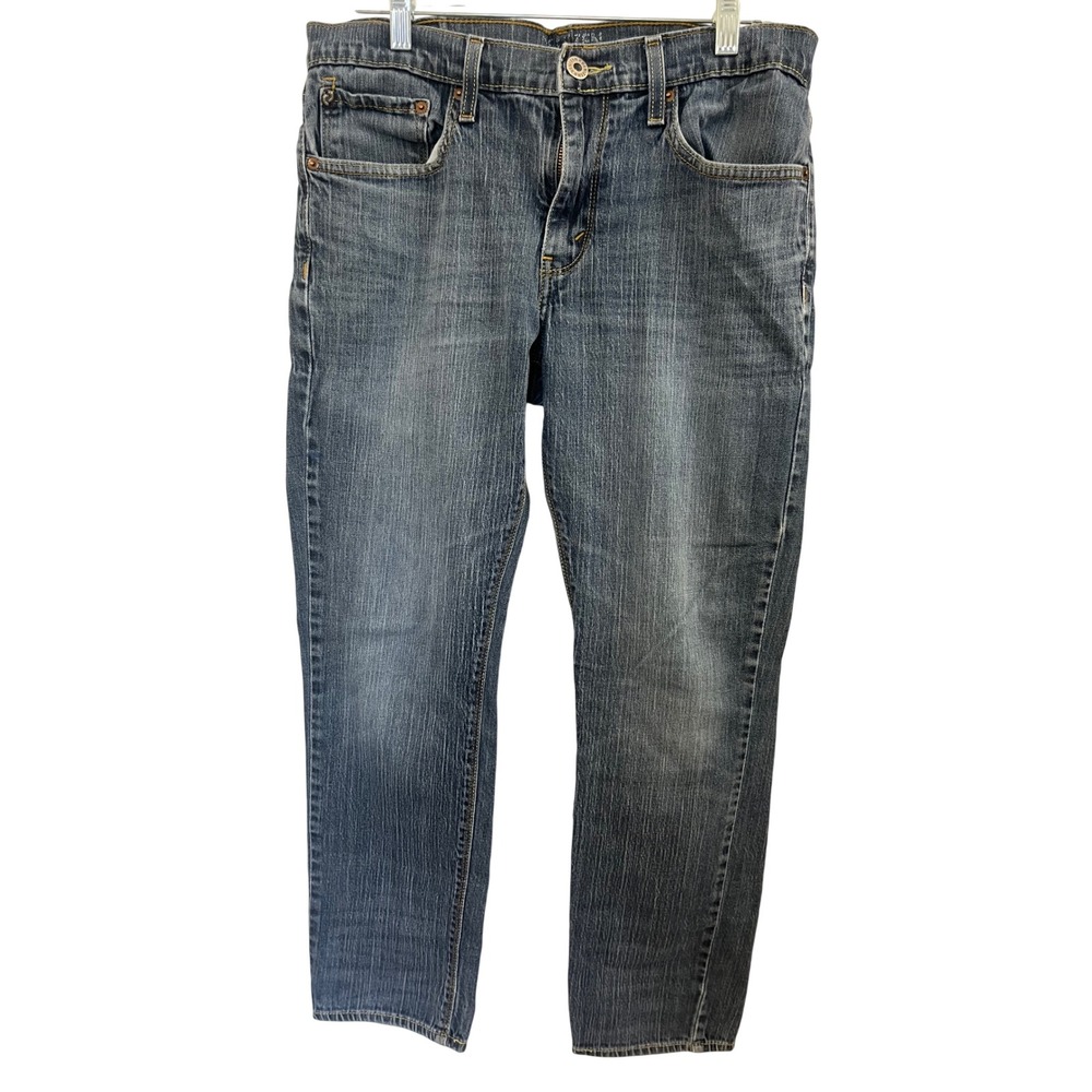 Denizen from Levis 216 Skinny Fit Mens Blue Denim Jeans 33x30 Medium Wash